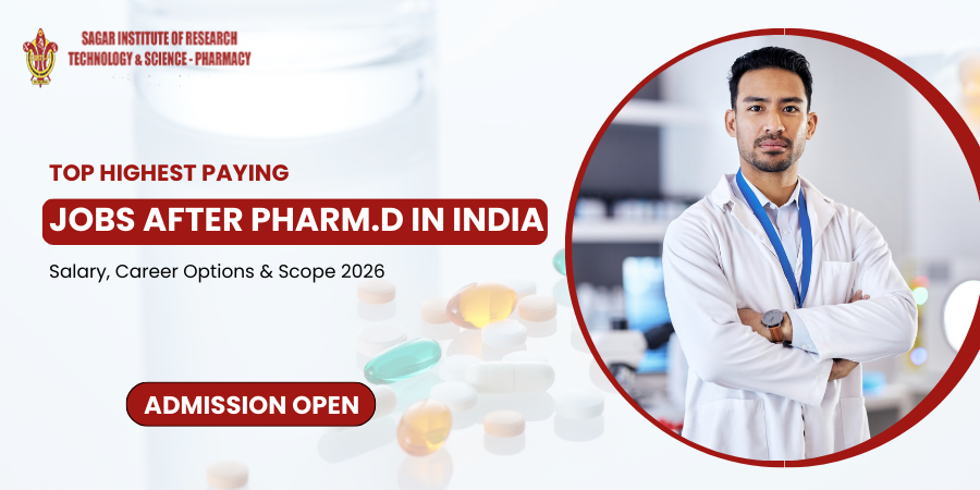 Top Highest Paying Jobs After PharmD in India: Salary, Career Options & Scope 2026